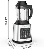 Blender chauffant, 1400 W, 10 programmes automatiques, Panier vapeur, Perfectmix Cook LM83SD10