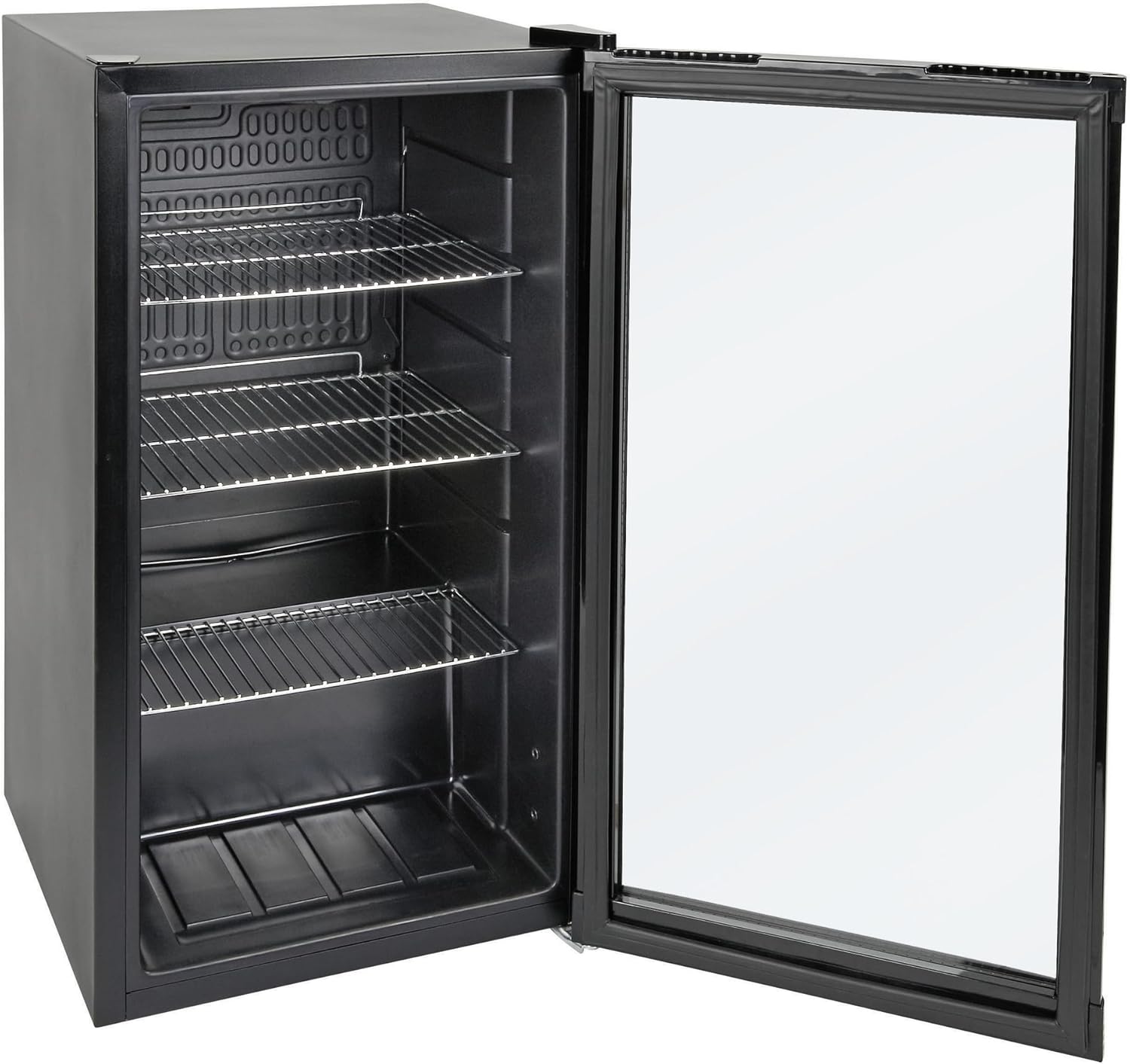 Professional Réfrigérateur à boissons GPC1088, métal/verre, 88 L, réfrigération statique
