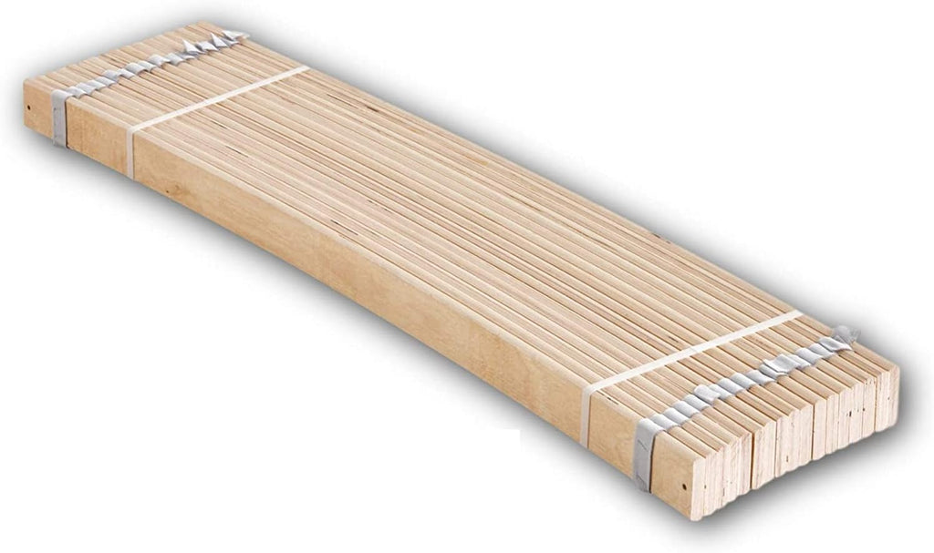 Matelas 2 Personnes 140x190CM avec 2xOreillers et Couette et Cadre de lit en Bois, Epaisseur 14CM