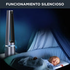 Eclipse 2-en-1 Ventilateur purificateur, Oscillation, 12 vitesses, Minuteur, QU5030F0