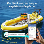 Bluetooth Batterie Lithium 12V 100AH avec Protection de BMS et de Basse Température