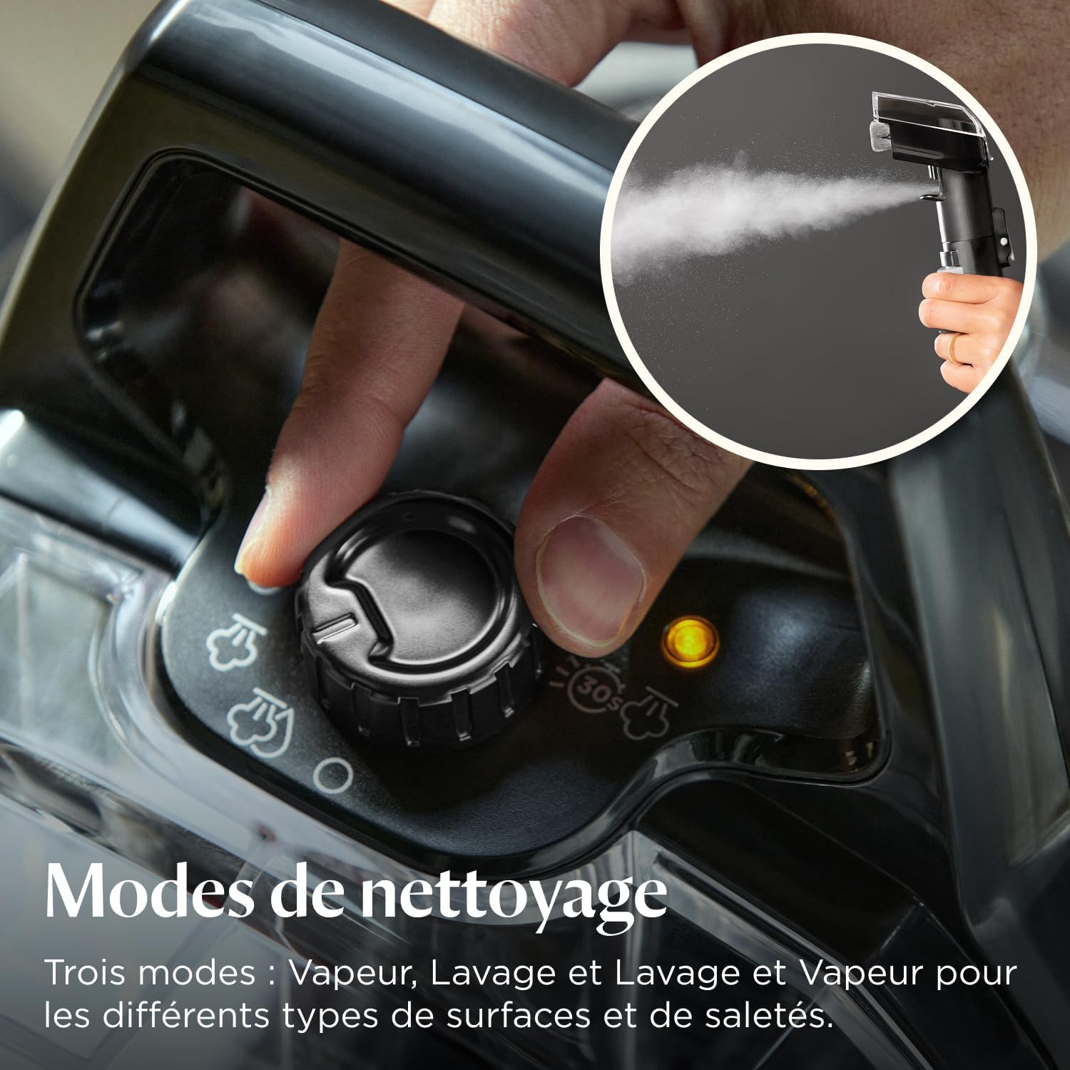 SpotClean HydroSteam, Shampouineuse Canapé, Moteur Puissant de 1000W, 3689N
