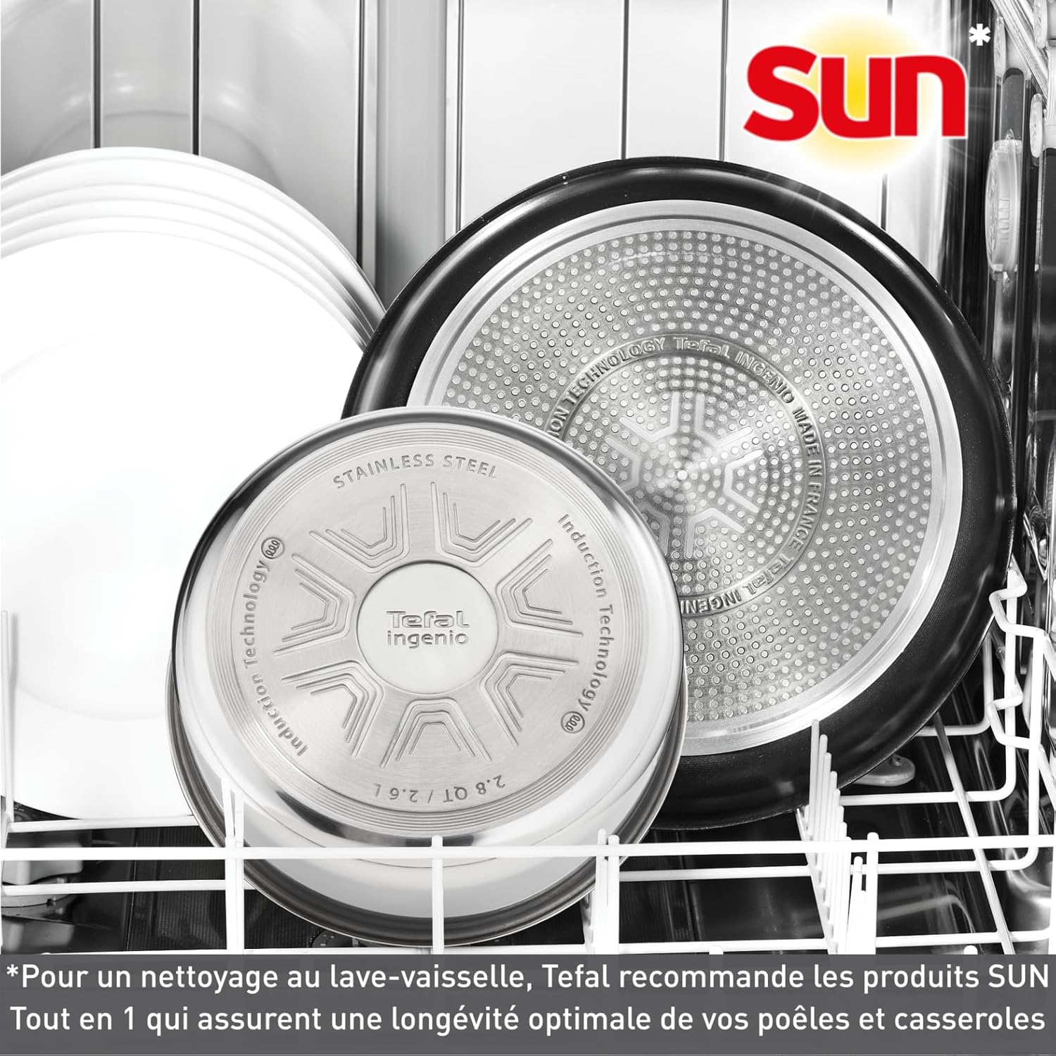 Ingenio Batterie cuisine 20 pcs, Acier inoxydable, Compatible lave-vaisselle, Emotion L897SJ04