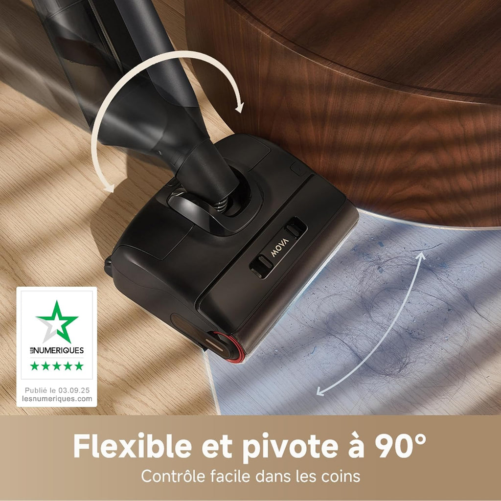 M10 Aspirateur eau et poussière, portée à plat de 180°, aspiration 18kPa
