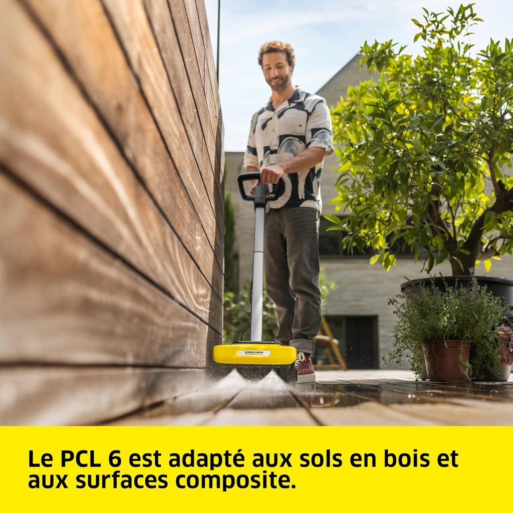 Nettoyeur de Terrasses PCL 6, Pression Max 10 Bar, Largeur de Travail 300 mm
