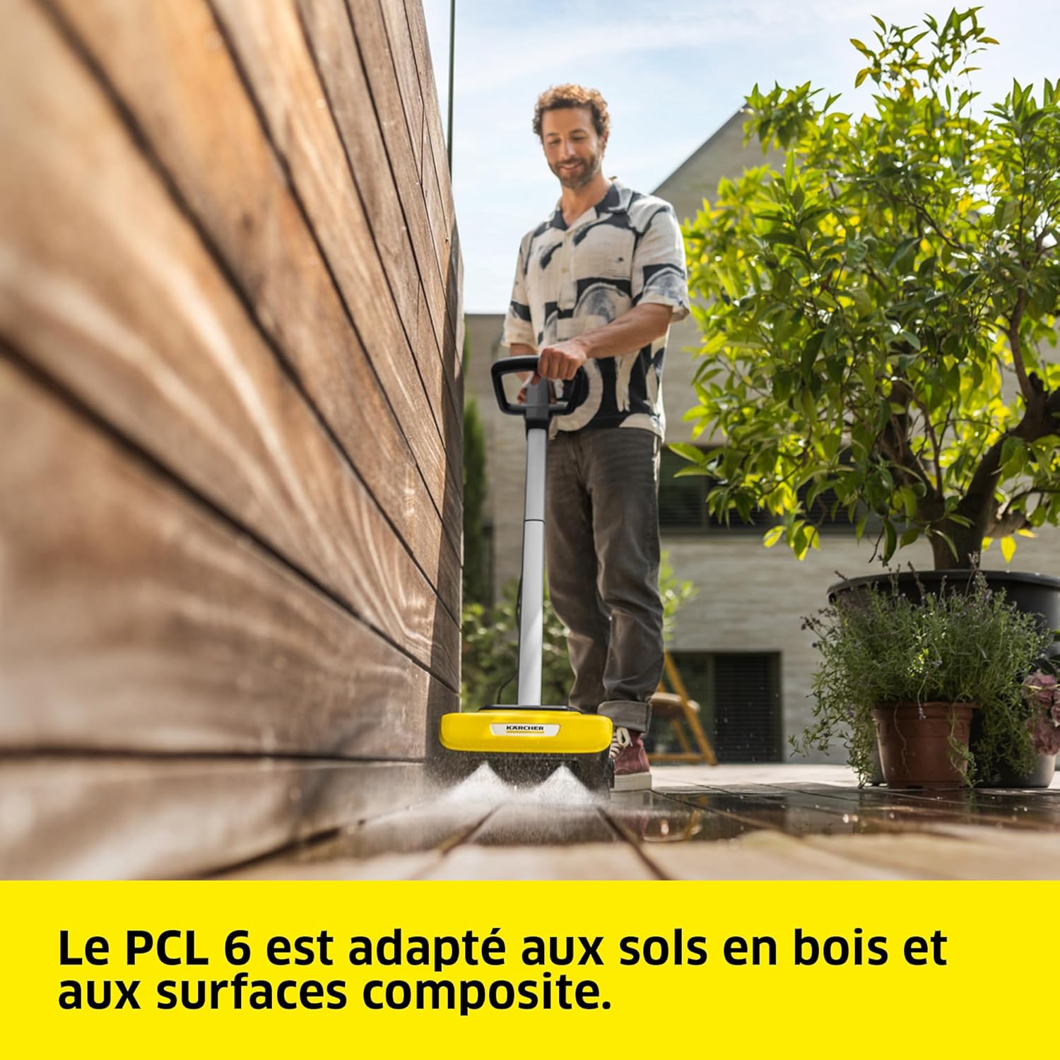 Nettoyeur de Terrasses PCL 6, Pression Max 10 Bar, Largeur de Travail 300 mm