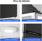 CBM159LEBD Réfrigérateur congélateur bas157 litres, Low Frost, Faible bruit