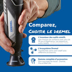 8250 Outil rotatif sans fil 12 V 5 000-30 000 tr/min Kit d'outils multifonctions sans balais avec boîte Dremel