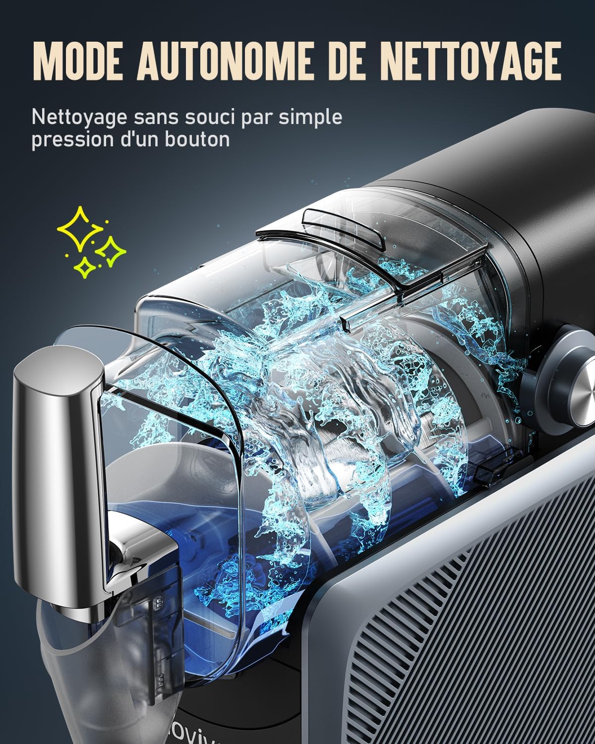 Machine à Granités 2,6 L,Slush Machine sans Glace, avec Autonettoyage, 5 Modes Préréglés