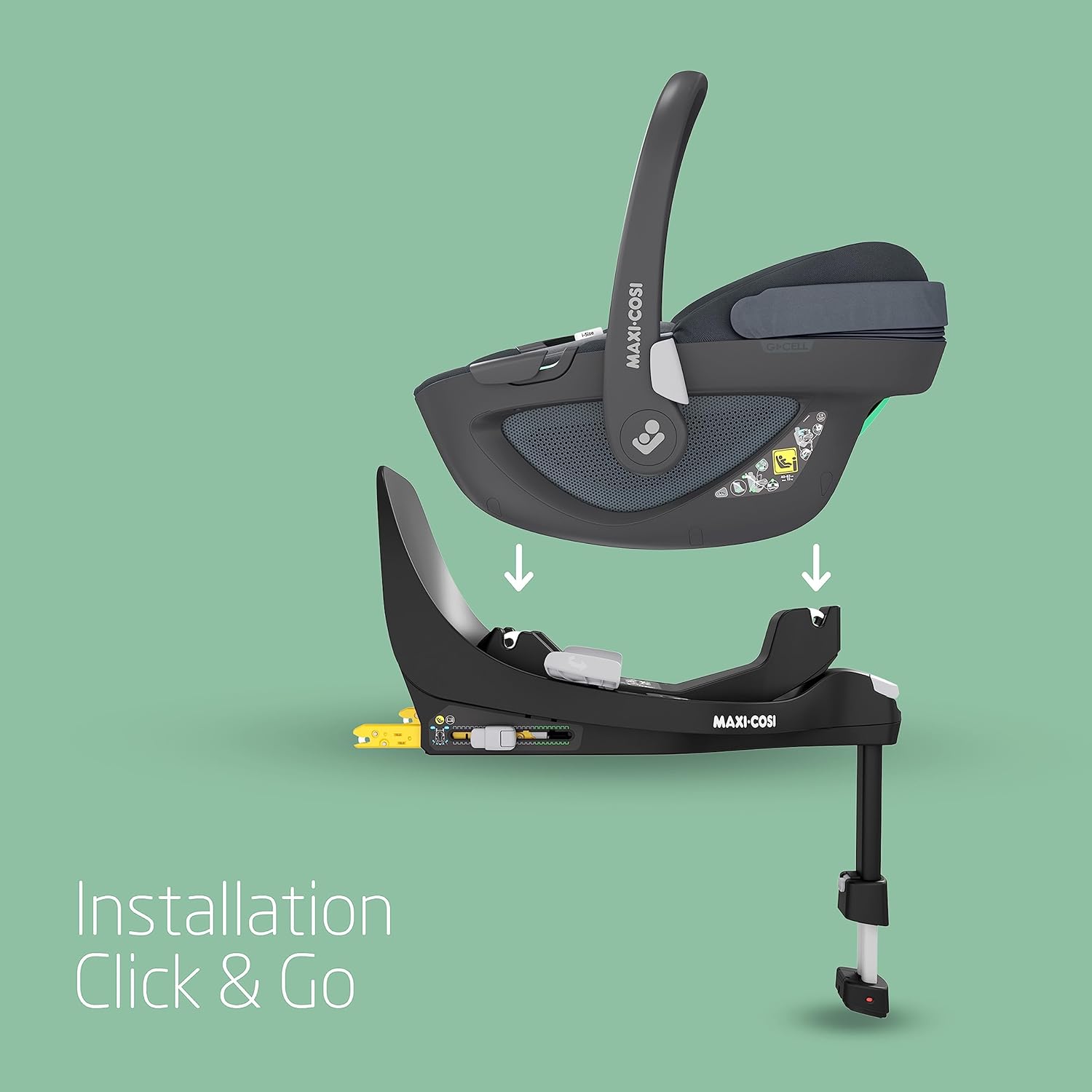 FamilyFix 360 i-Size, Base de Siège-auto pivotant, ISOFIX, Verrouillage rotation TravelSafe