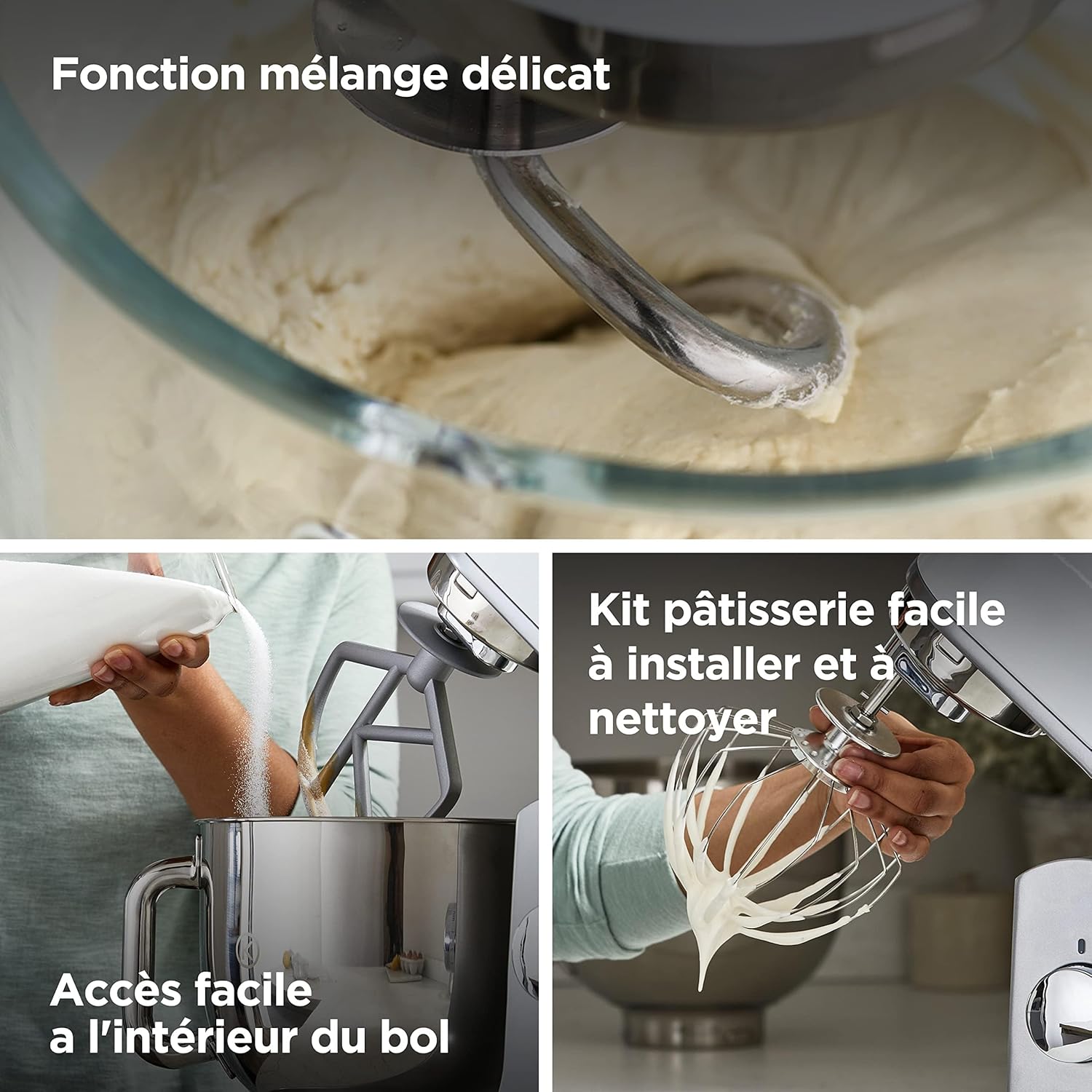 ROBOT CULINAIRE KMX750BK, Multifonction, Variateur de vitesse 6 positions