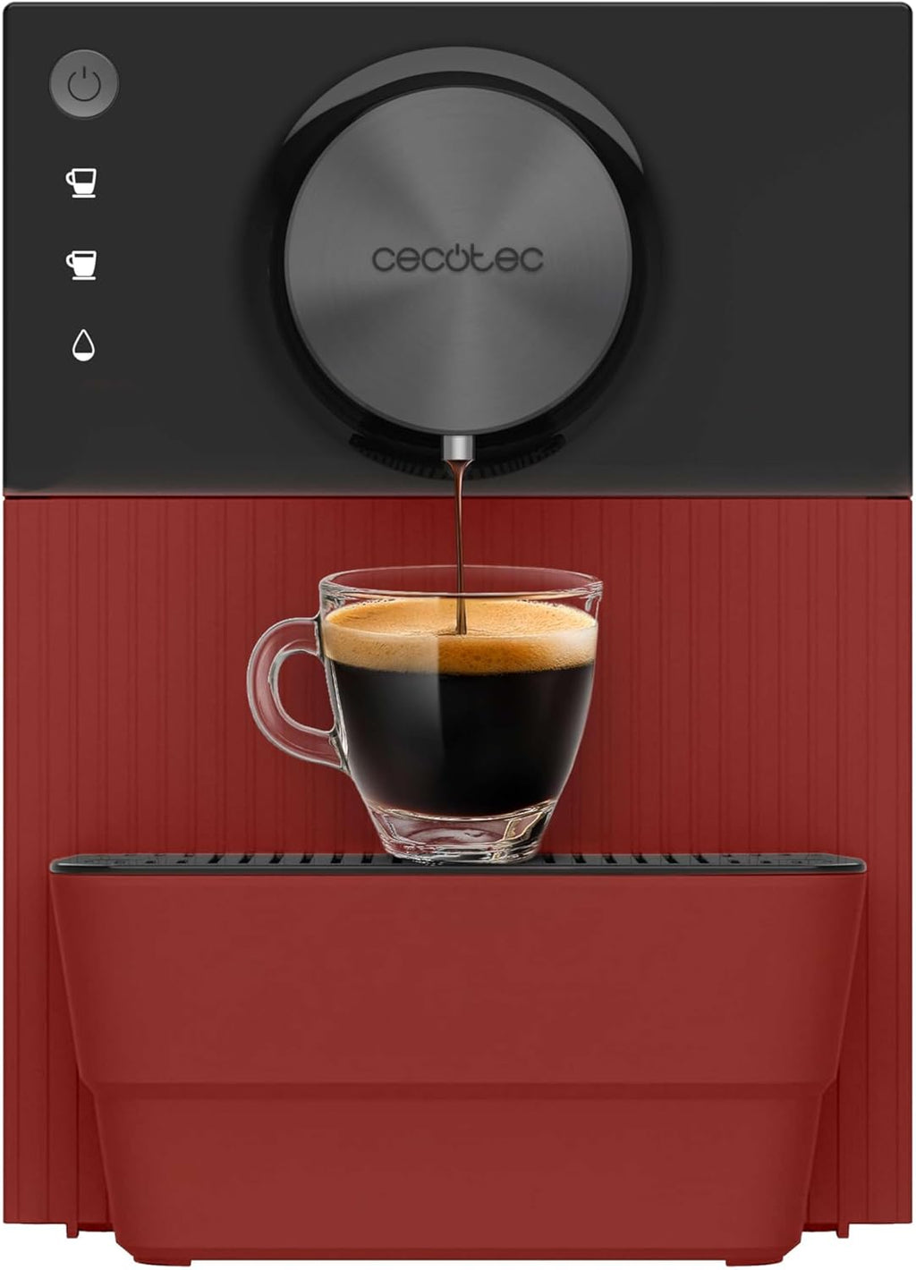 Machine à Café Superautomatique Compacte Cremmaet Cube, 1350W, 5 Niveaux de Mouture, Contrôle Tactile