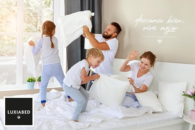 Matelas 135 x 180 cm, modèle Elixir, Viscoélastique double, Couleur grise. Hauteur 22 cm