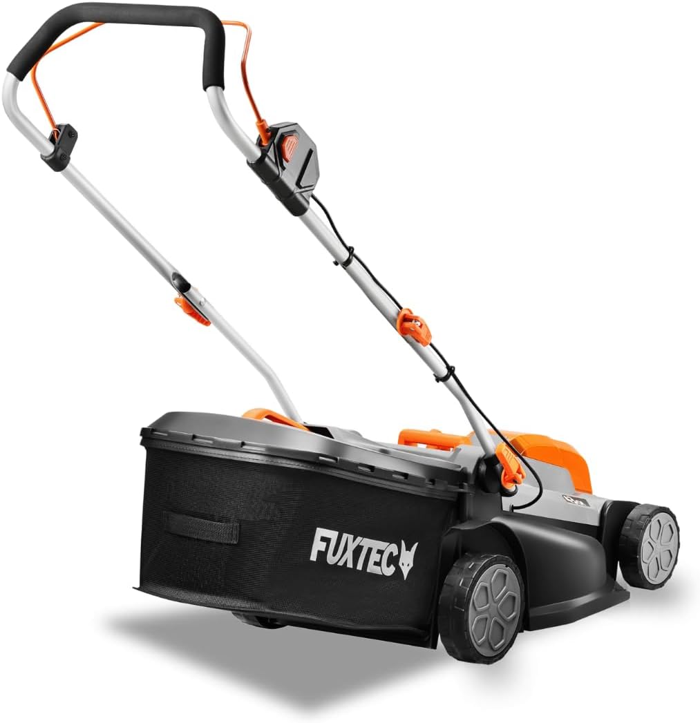 Tondeuse à Gazon sans Fil 40V (2x20V) E2RM43 Set Batteries et Chargeur - Hauteur De Coupe Variable
