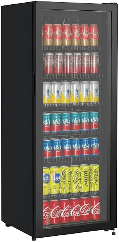 Professional Réfrigérateur à Boissons GSC4240B, Métal/Verre, 237 L, Refroidissement Statique, avec Serrure