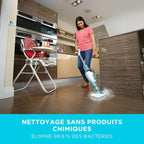 Vadrouille à vapeur 2-en-1 avec gant de nettoyage à main SteaMitt et 11 accessoires, BHSM166DSM-QS