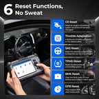 AD500 Valise Diagnostic Auto, 4 systèmes Outil de Diagnostic Voiture Multimarque