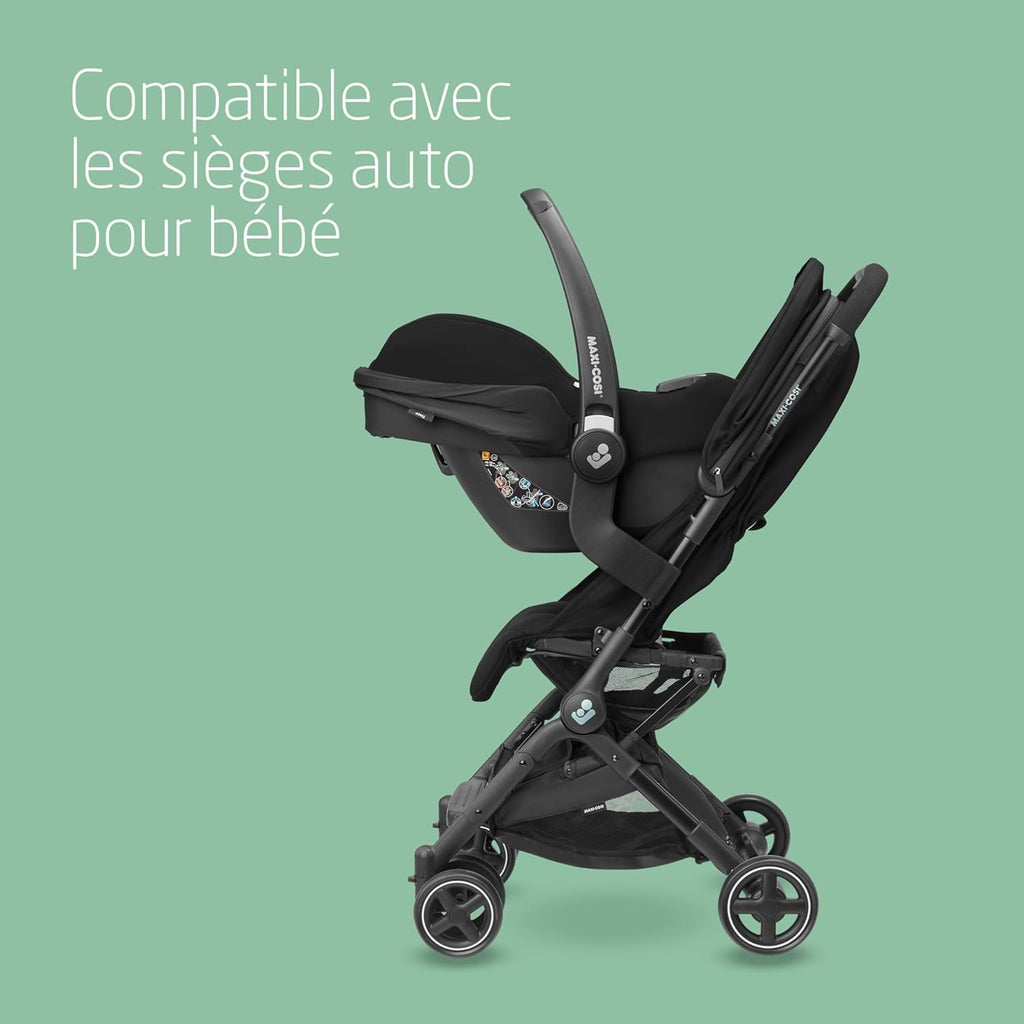 Lara2 Poussette Canne, 3 Positions d'Inclinaison, Position Allongée, Pliage Automatique