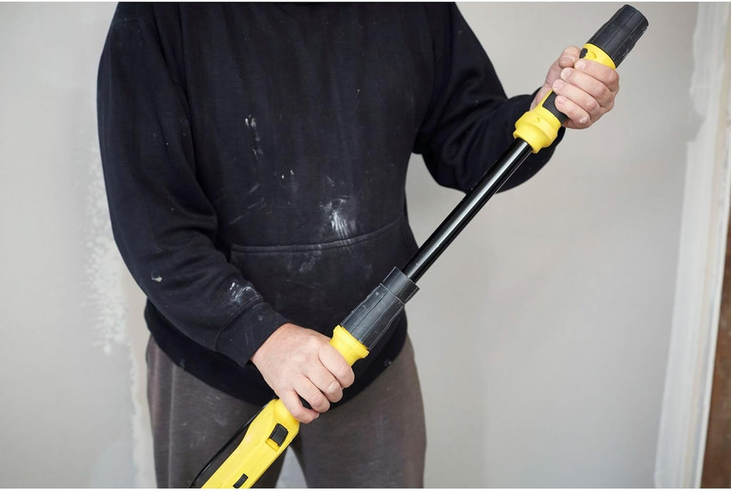 FATMAX Ponceuse à Plâtre 750W (225mm) avec Sac de Rangement et Disque Abrasif en Maille 120G, SFMEE500S-QS