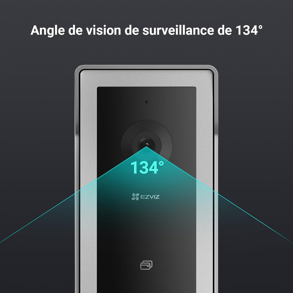 CP5 Visiophone connecté WiFi, Résolution 1080P, Moniteur Tactile Couleur 7", Audio Bidirectionnel