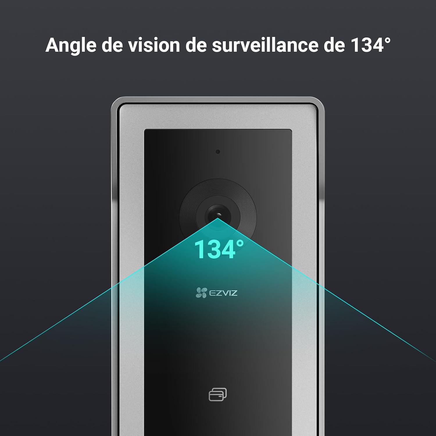 CP5 Visiophone connecté WiFi, Résolution 1080P, Moniteur Tactile Couleur 7", Audio Bidirectionnel