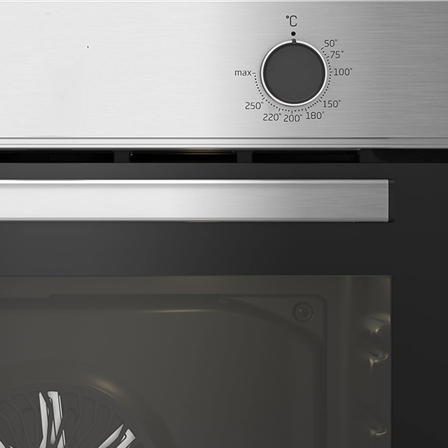BBIE12000X Four encastrable - 66L, Éclairage halogène, 6 fonctions de cuisson