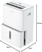 Déshumidificateur Easy Dry 20L/jour, 4 Modes, Deshumidificateur d'air Connecté, Réservoire 3L
