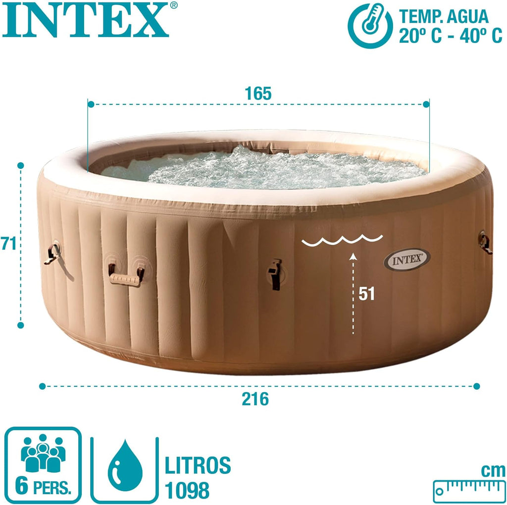 Pure Spa Sahara 6 Places, 28428EX, Beige