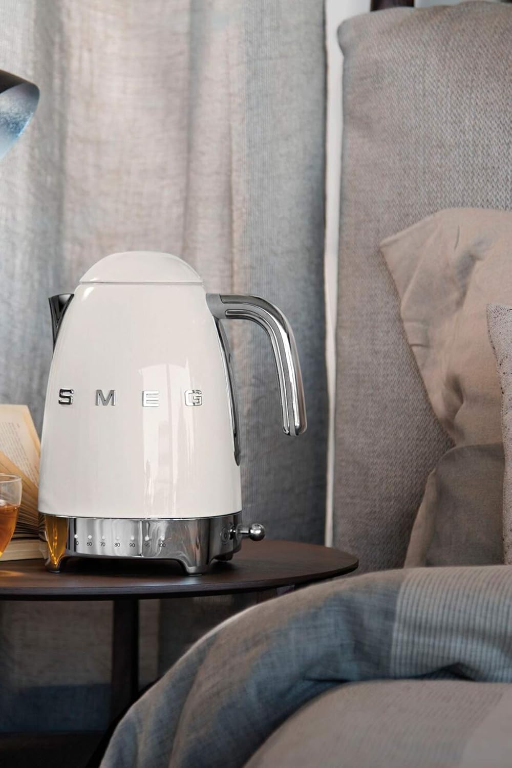 Bouilloire à Température Variable KLF04CREU 1,7 L, Plusieurs Température, 2400W, Crème