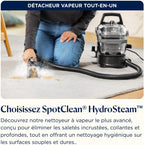 SpotClean HydroSteam, Shampouineuse Canapé, Moteur Puissant de 1000W, 3689N