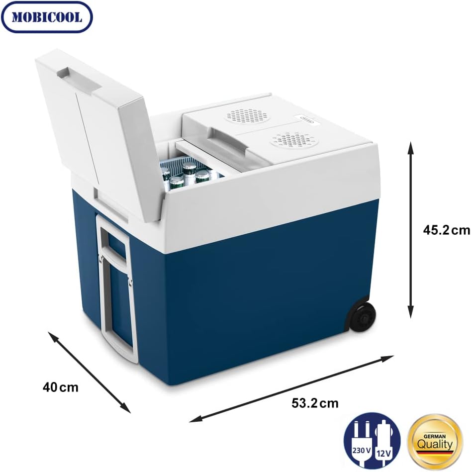 MT48W portable glacière électrique 48L – 12V et 230V – Refroidissement puissant en déplacement