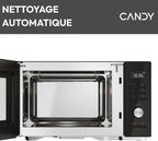 Essenza CMWA32EDLB Four Micro-ondes 1000W 32L Digital, Fonction Décongélation et Nettoyage Auto