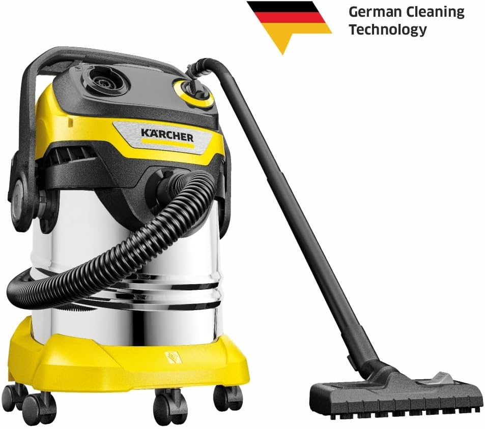 Aspirateur Sec Et Humide WD 5 S V-25/5/22, Nettoyage Automatique du Filtre, 1100 W