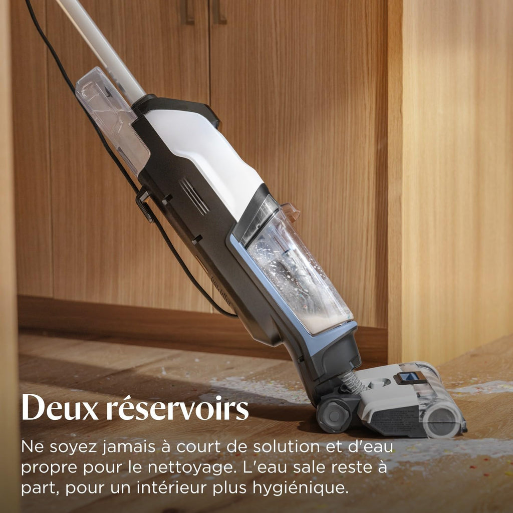 CrossWave Edge, Aspirateur Laveur, Nettoyeur Multi-Surfaces avec Système Auto-Nettoyant, 4088N