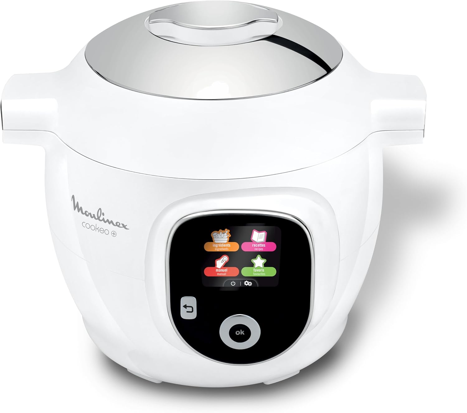 Cookeo Multicuiseur intelligent 6L, Ecran intuitif, 1600W, Blanc, CE854110