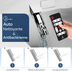 Abattant WC Japonais Electrique Lavant Séchant avec Chauffante et Innovante, Bidet WC eau chaude