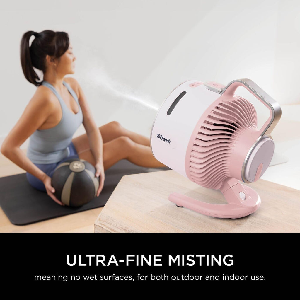 FlexBreeze HydroGo, ventilateur brumisateur portable, 5 réglages de vitesse, Quartz FA050EUPK