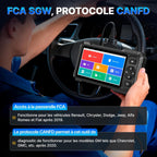 S6 Elite Valise Diagnostic Auto, OBD2 Diagnostic Français pour système Complet avec 15+ Réinitialisations