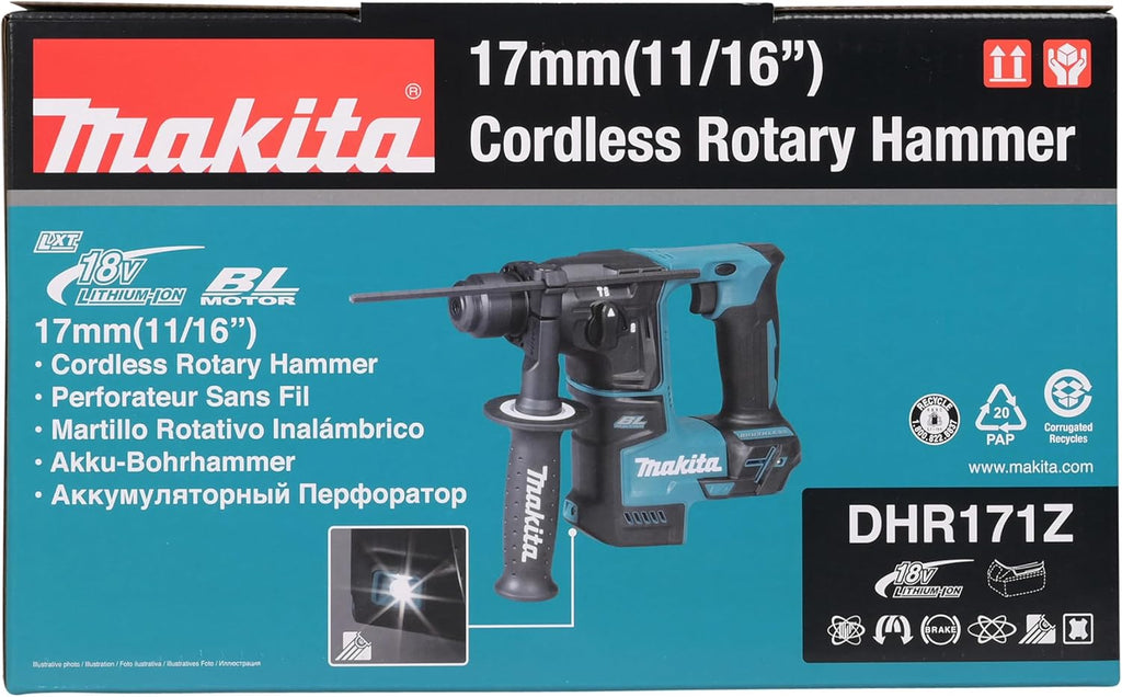 Perforateur SDS-Plus 18V LXT Li-Ion 1,2 J (Machine seule) - DHR171Z