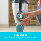 Vadrouille à vapeur 2-en-1 avec gant de nettoyage à main SteaMitt et 11 accessoires, BHSM166DSM-QS