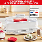 Multi Délices, Express Yaourtière 12 pots verre 140 ml, 5 programmes automatiques, YG661500