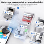 Q8 Aspirateur Robot avec Serpillière, 6000Pa, Navigation Lidar, Connecté Alexa