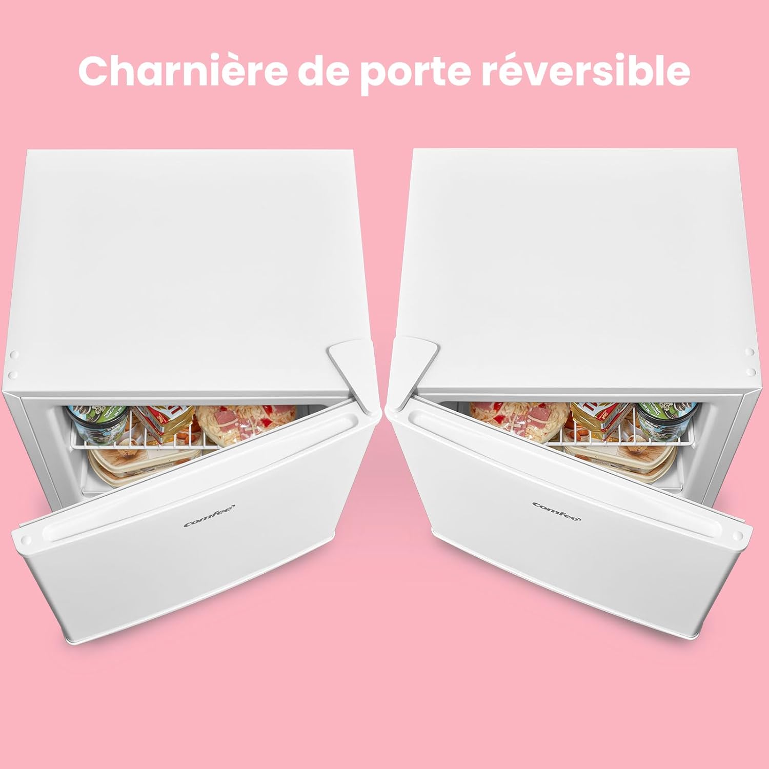 RCD93WH2(E) Réfrigérateur à une porte, 93 L, Contrôle de la température, Silencieux