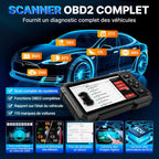 S6 Elite Valise Diagnostic Auto, OBD2 Diagnostic Français pour système Complet avec 15+ Réinitialisations