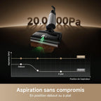 X4 Pro Aspirateur Humide et Sec, Lavage à l'eau Chaude, Anti-enchevêtrement, Auto-Nettoyage à 100 C
