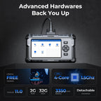 AD500 Valise Diagnostic Auto, 4 systèmes Outil de Diagnostic Voiture Multimarque