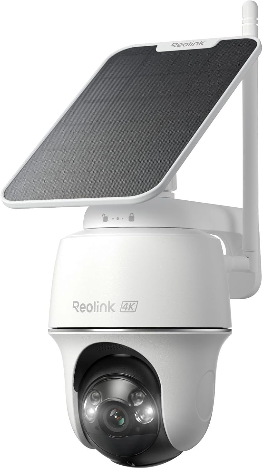 4K Camera Surveillance WiFi Exterieure, 2,4/5Ghz Wi-FI 6, Détection Intelligent