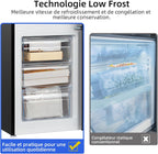 CBM159LEBD Réfrigérateur congélateur bas157 litres, Low Frost, Faible bruit