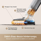 X4 Pro Aspirateur Humide et Sec, Lavage à l'eau Chaude, Anti-enchevêtrement, Auto-Nettoyage à 100 C