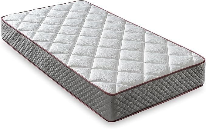 Matelas 135 x 180 cm, modèle Elixir, Viscoélastique double, Couleur grise. Hauteur 22 cm